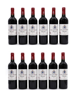 Lot 129A - Lacoste Borie, Pauillac, 2010 (12, OWC)