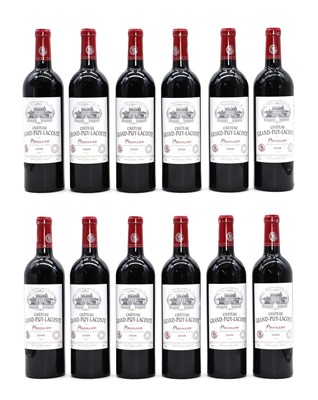 Lot 84 - Chateau Grand-Puy-Lacoste, Pauillac, 2006 (12, OWC)