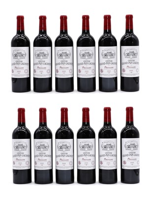 Lot 83 - Chateau Grand-Puy-Lacoste, Pauillac, 2005 (12, OWC)