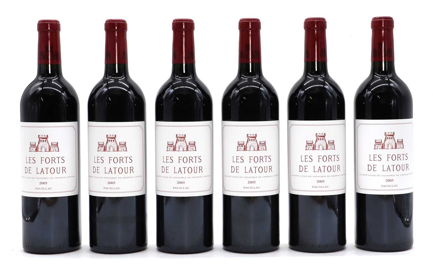 Lot 131 - Les Forts de Latour, Pauillac, 2005 (6, OWC)