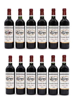 Lot 73 - Chateau Chasse-Spleen, Moulis-en-Medoc, 2014 (12, in two OWCs)