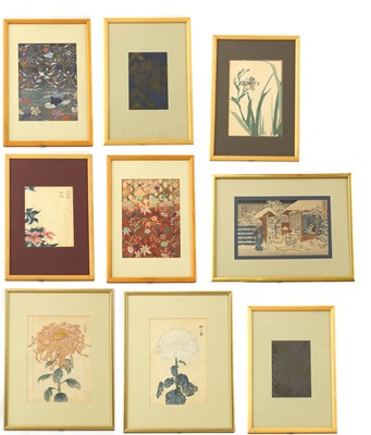 Lot 437 - A group of nine Japanese woodblock prints
