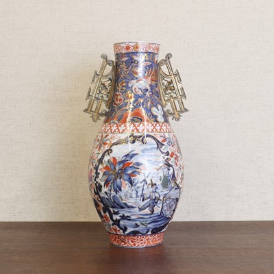 Lot 188 - A Chinese clobbered vase