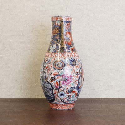 Lot 188 - A Chinese clobbered vase
