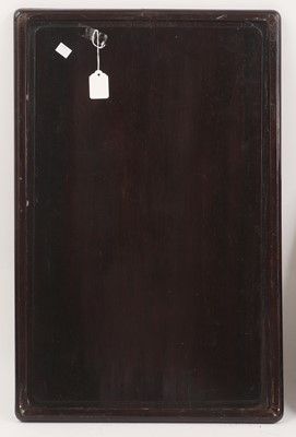 Lot 184 - A Chinese wood tray