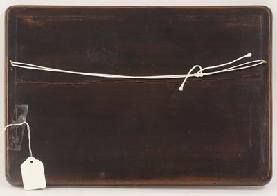 Lot 185 - A Chinese wood tray