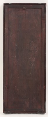 Lot 185 - A Chinese wood tray