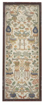 Lot 185 - A Chinese wood tray