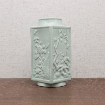 Lot 127 - A Chinese celadon-glazed vase