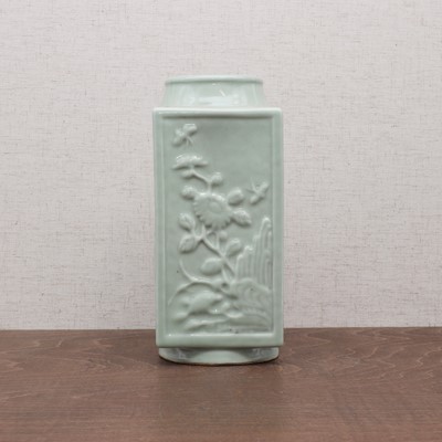 Lot 127 - A Chinese celadon-glazed vase