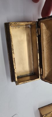 Lot 101 - A Tiffany Studios gilt bronze stamp box