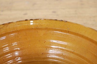 Lot 72 - A large slipware earthenware bowl