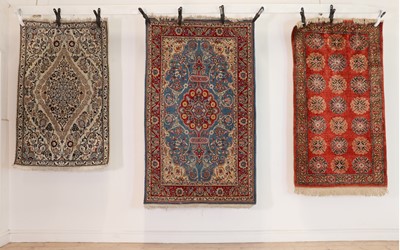 Lot 545 - Three Persian Kashan rugs