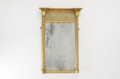 Lot 338 - A Regency giltwood pier mirror