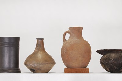 Lot 341 - A group of archaic and archaic-style pottery vessels