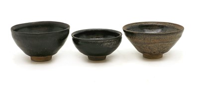 Lot 170 - Three Chinese Jian-ware type tea bowls