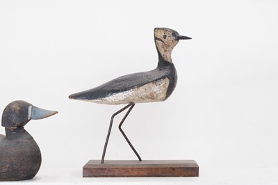 Lot 361 - A group of carved and painted decoy birds