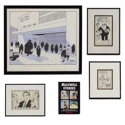 Lot 124 - A group of Robert Maxwell cartoons