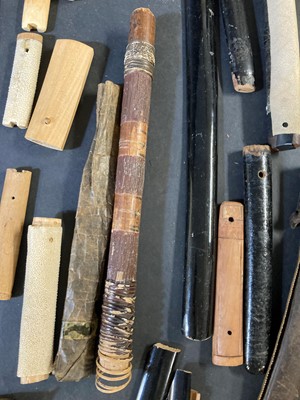 Lot 104 - A collection of Japanese scabbards and other examples