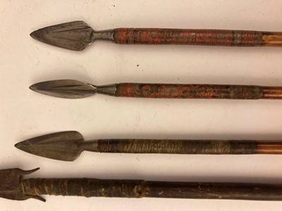 Lot 94 - A collection of arrows and spears