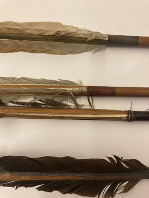 Lot 94 - A collection of arrows and spears