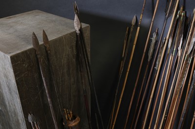 Lot 94 - A collection of arrows and spears