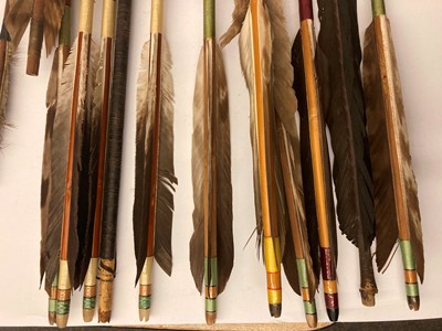 Lot 94 - A collection of arrows and spears