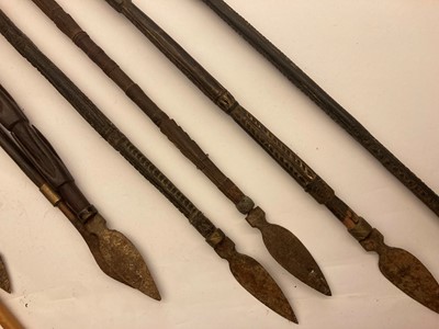 Lot 94 - A collection of arrows and spears