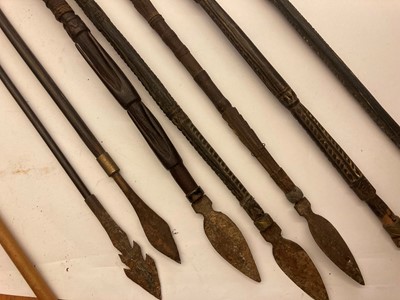 Lot 94 - A collection of arrows and spears