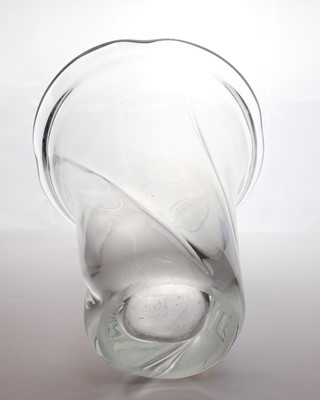 Lot 265 - A Daum clear glass vase