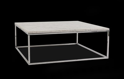 Lot 609 - A contemporary Natuzzi marble-topped coffee table