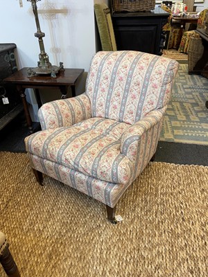 Lot 83 - A 'Bridgewater' armchair by Howard & Sons
