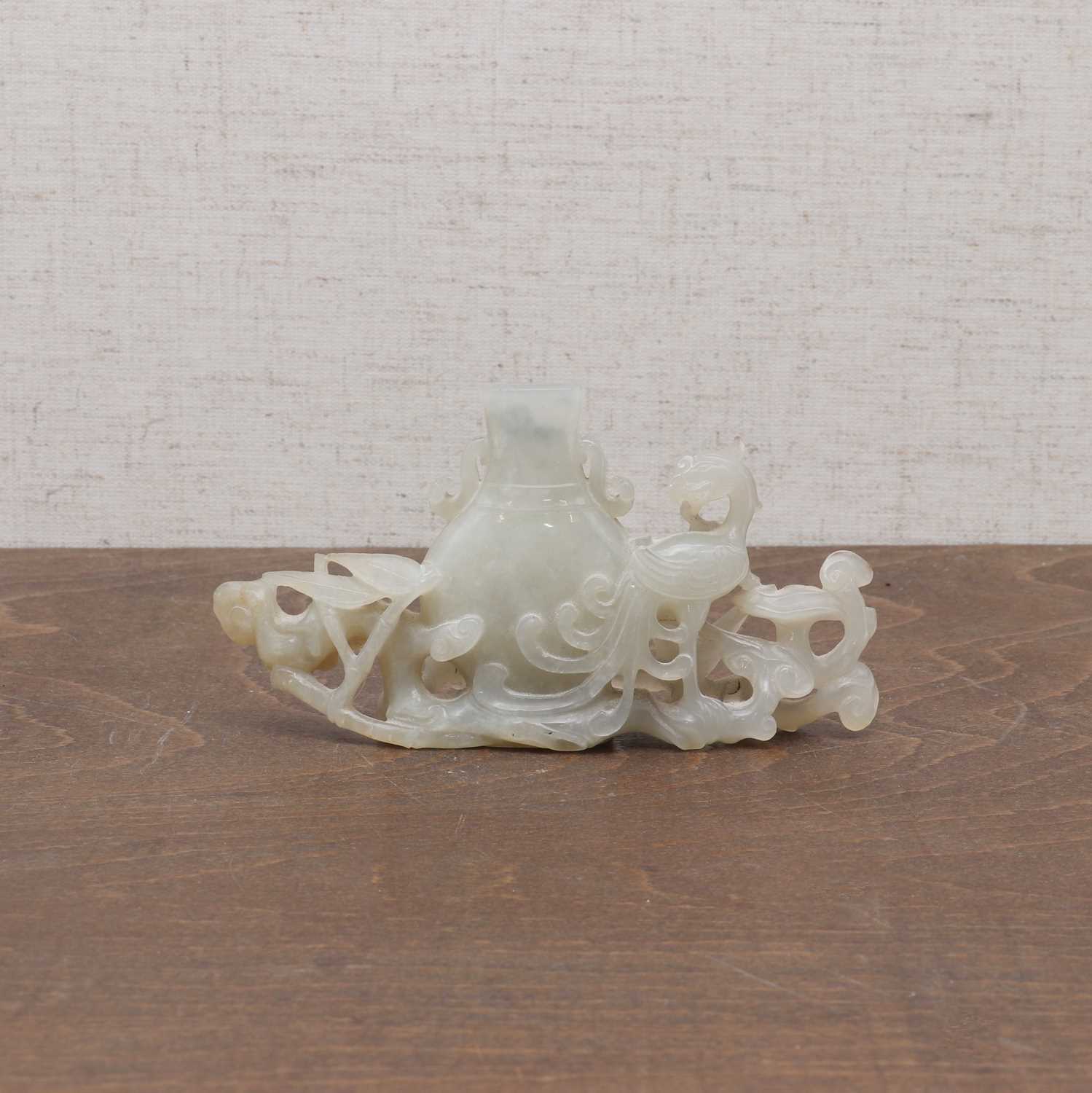 Lot 218 - A Chinese jade group