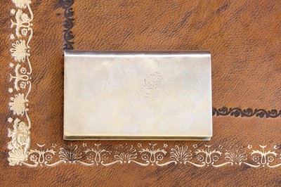 Lot 78 - A silver stamp box