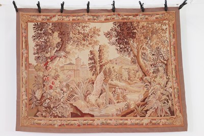 Lot 535A - An Aubusson tapestry panel