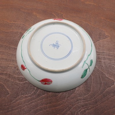 Lot 134 - A Chinese famille rose plate