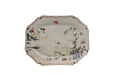 Lot 85A - A Chinese porcelain meat dish