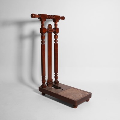 Lot 101 - A late Victorian mahogany boot jack