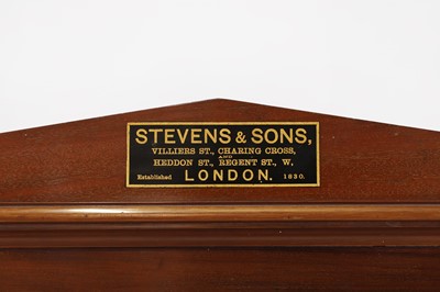 Lot 181 - A late Victorian mahogany life pool board by Stevens & Sons of London
