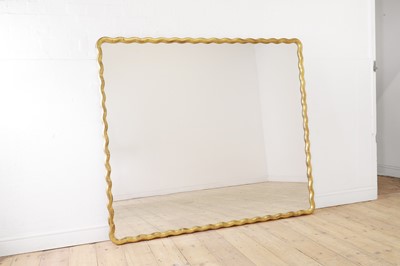 Lot 140 - A large giltwood mirror by Soane