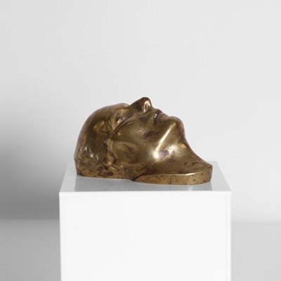 Lot 167 - A bronze death mask of Napoleon Bonaparte