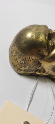 Lot 167 - A bronze death mask of Napoleon Bonaparte