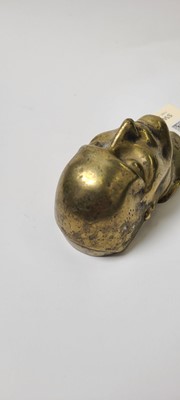Lot 167 - A bronze death mask of Napoleon Bonaparte