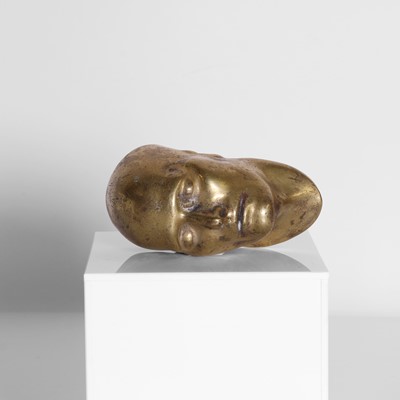 Lot 167 - A bronze death mask of Napoleon Bonaparte