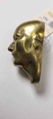 Lot 167 - A bronze death mask of Napoleon Bonaparte