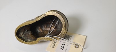 Lot 167 - A bronze death mask of Napoleon Bonaparte