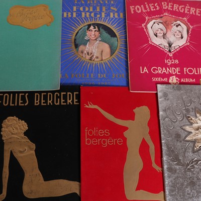 Lot 317 - A group of six Folies Bergère programmes.