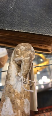 Lot 137 - Two carved stone turban hooks