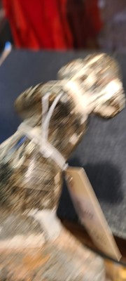 Lot 137 - Two carved stone turban hooks