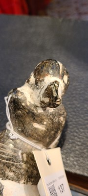 Lot 137 - Two carved stone turban hooks